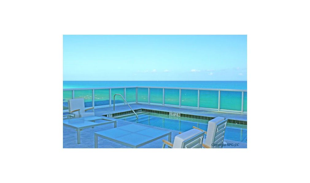 Trump Towers Pool Deck, Oceanfront Condominiums Located at 15811-16001 Collins Ave, Sunny Isles Beach, FL 33160