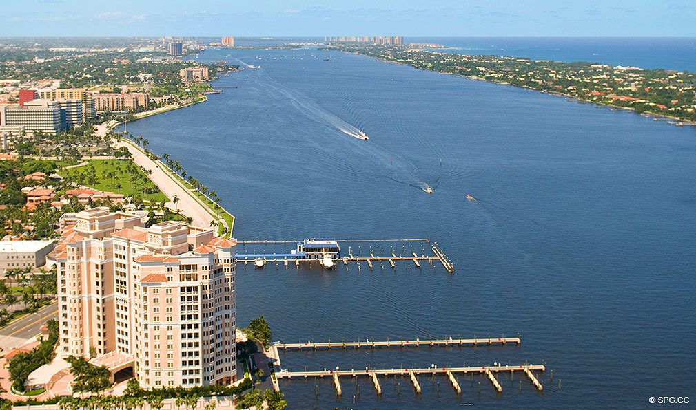 Northern Intracoastal Views from One Watermark Place, Luxury Waterfront Condominiums in West Palm Beach, Florida 33401