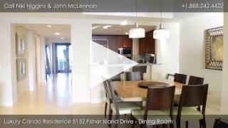 Luxury Condo Residence at 5152 Fisher Island Drive, Miami Beach, Florida