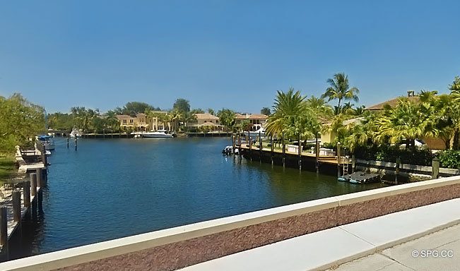 Street View of the Luxury Waterfront Homes in Rio Vista, Fort Lauderdale, Florida 33316