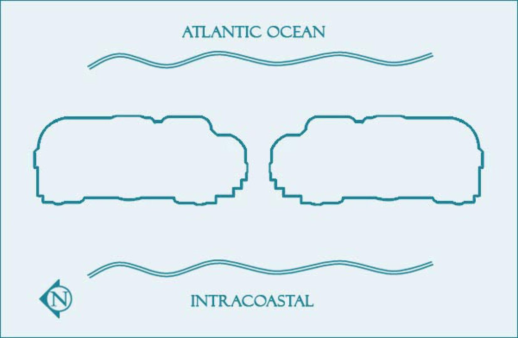 Siteplan for Turnberry Ocean Colony, Luxury Oceanfront Condominiums Located at 16047-16051 Collins Avenue, Sunny Isles Beach, Florida 33160