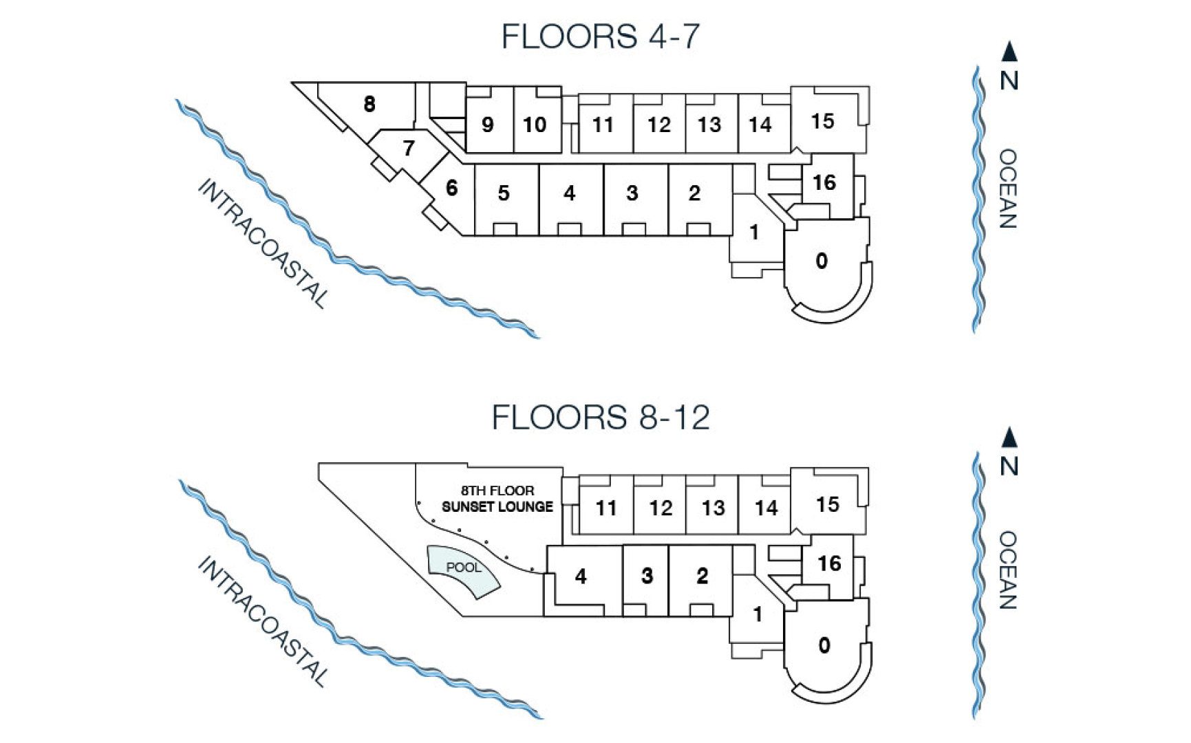 Siteplan for Gale Hotel and Residences, Luxury Waterfront Condos in Fort Lauderdale, Florida 33304