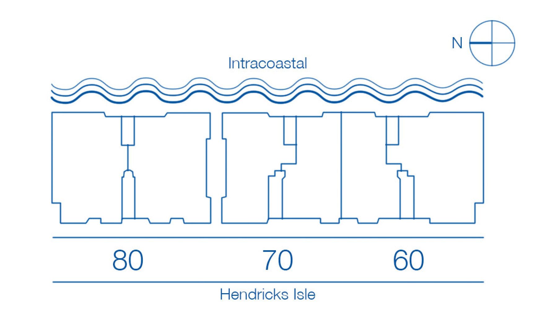 Siteplan for AquaVita Las Olas, Luxury Waterfront Condos in Fort Lauderdale, Florida 33301