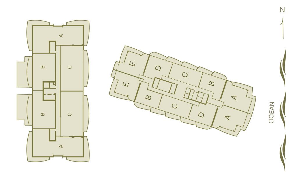 Siteplan for Amrit Ocean Resort and Residences, Luxury Oceanfront Condos on Singer Island, Florida