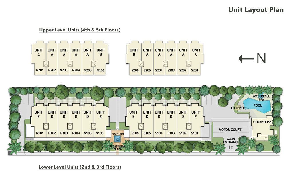 Siteplan for 30 Thirty North Ocean, Luxury Seaside Condos in Fort Lauderdale, Florida 33308