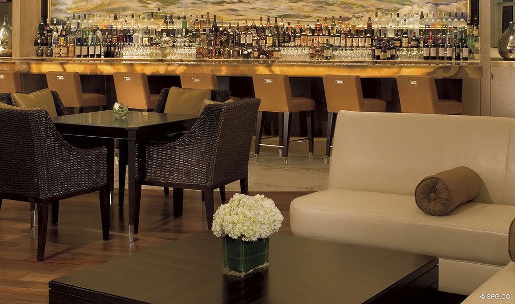 Fabulous Dining and lounge Spaces in the Ritz-Carlton Residences, Luxury Oceanfront Condos in Fort Lauderdale