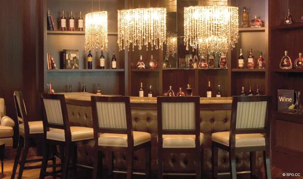 Lavish Lounge Area inside the Ritz-Carlton Residences, Luxury Oceanfront Condos in Fort Lauderdale