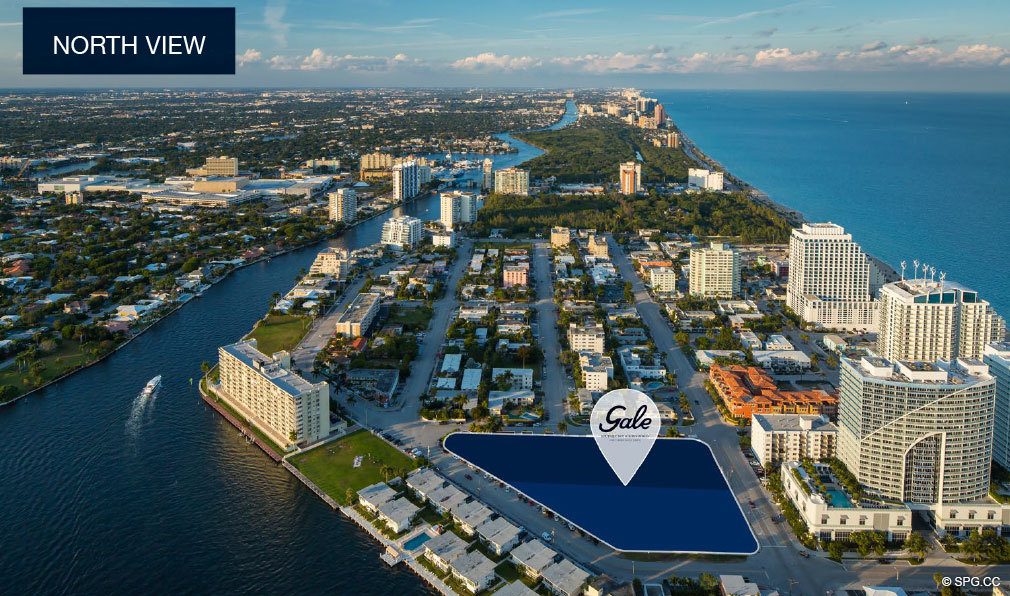 North View of Gale Hotel and Residences, Luxury Waterfront Condos in Fort Lauderdale, Florida 33304