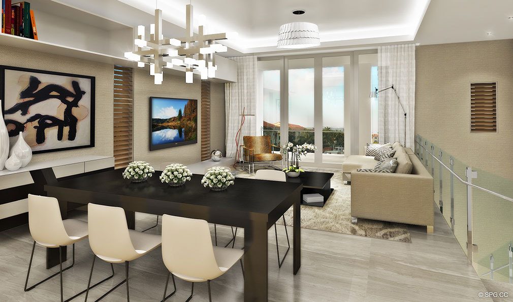 Interior Design Concept for Sky230, Luxury Waterfront Townhomes in Lauderdale-by-the-Sea, Florida 33308
