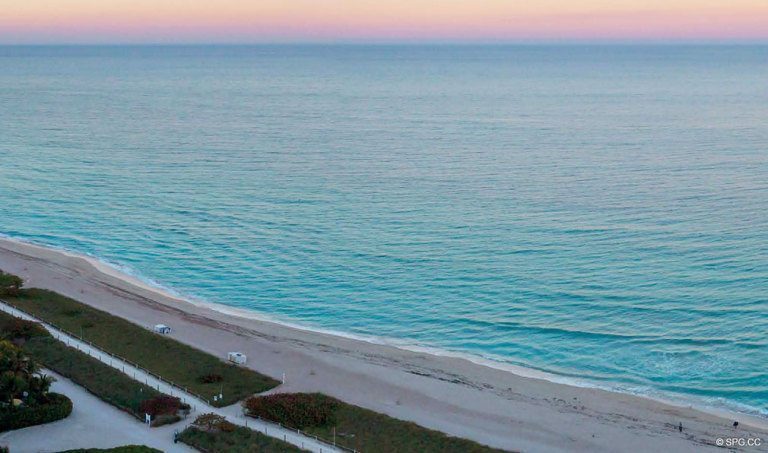 Northeast View from Eighty Seven Park, Luxury Oceanfront Condos in Miami Beach, Florida 33154