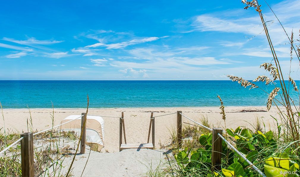 Beach at The Stratford, Luxury Oceanfront Condos in Palm Beach, Florida 33480