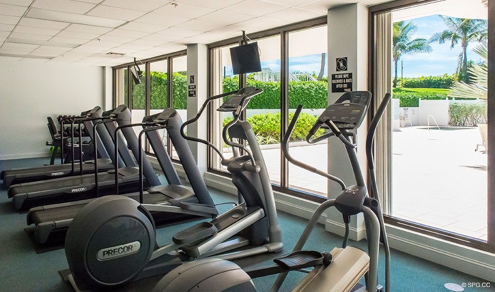 Fitness Center at The Stratford, Luxury Oceanfront Condos in Palm Beach, Florida 33480