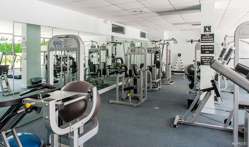 State-of-the-Art Fitness Center at The Stratford, Luxury Oceanfront Condos in Palm Beach, Florida 33480