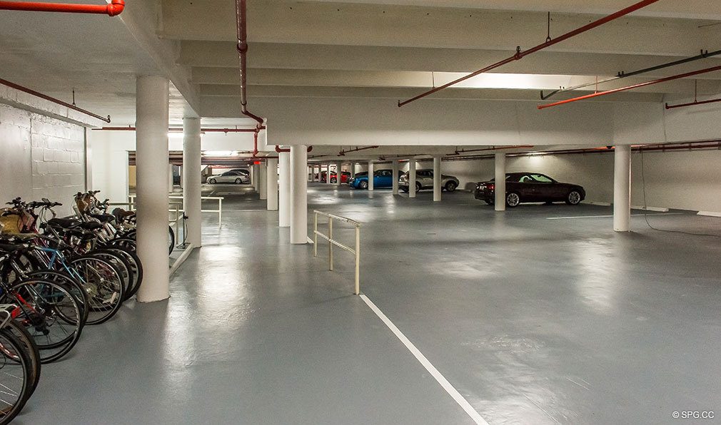 Parking Garage at The Stratford, Luxury Oceanfront Condos in Palm Beach, Florida 33480