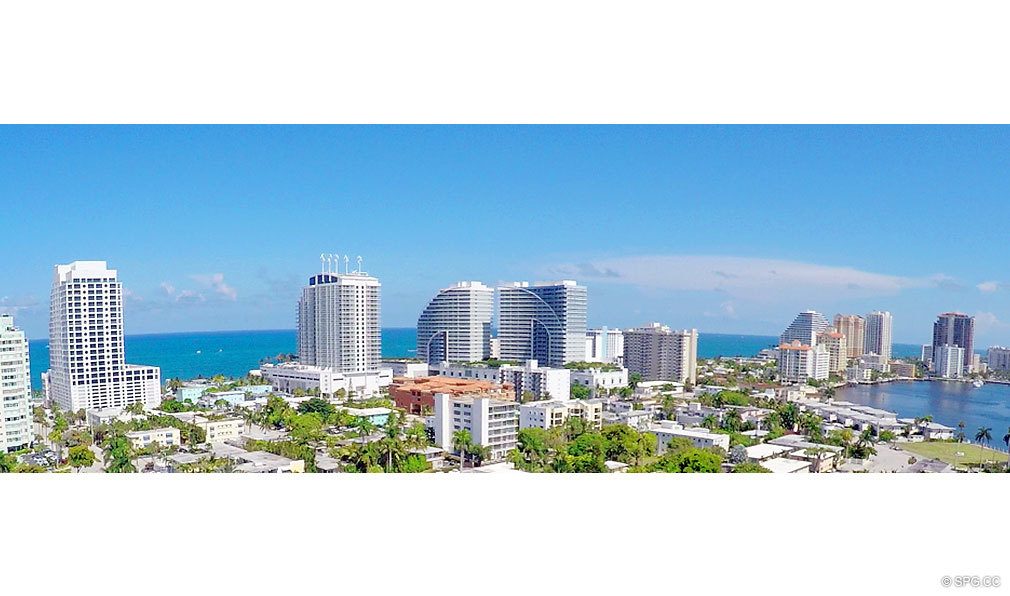Southeast Penthouse View from The Wave on Bayshore, Luxury Seaside Condos in Fort Lauderdale, Florida 33304