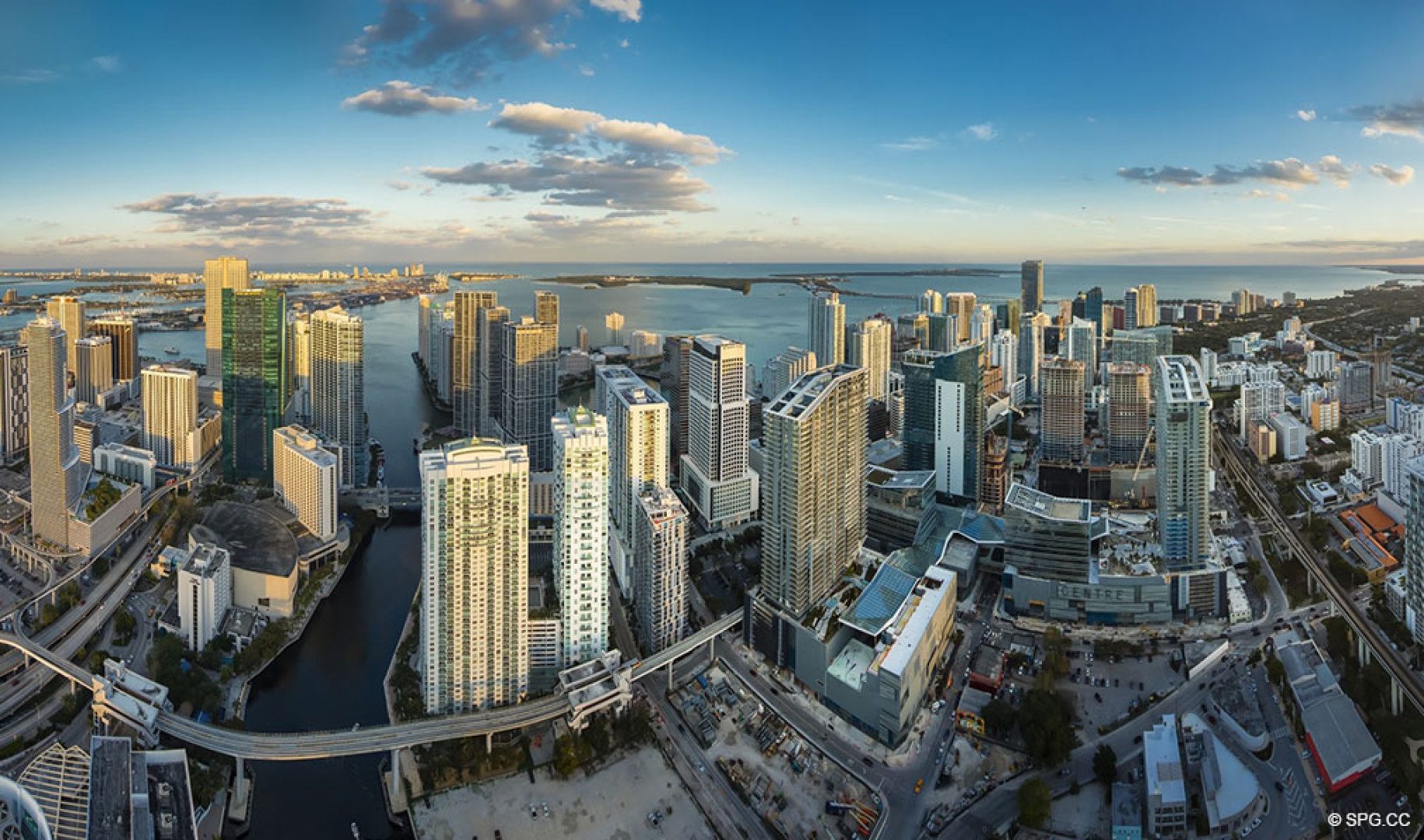 Penthouse Views from One River Point, Luxury Waterfront Condos in Miami, Florida 33130