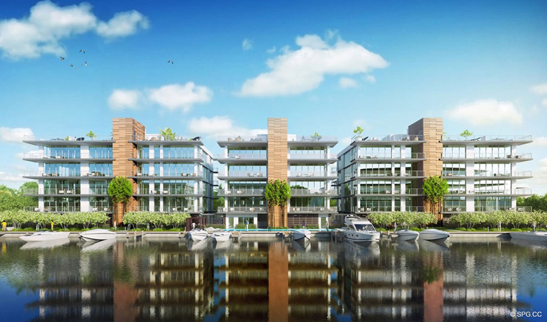 Intracoastal View of AquaMar Las Olas, Luxury Waterfront Condos in Fort Lauderdale, Florida 33301