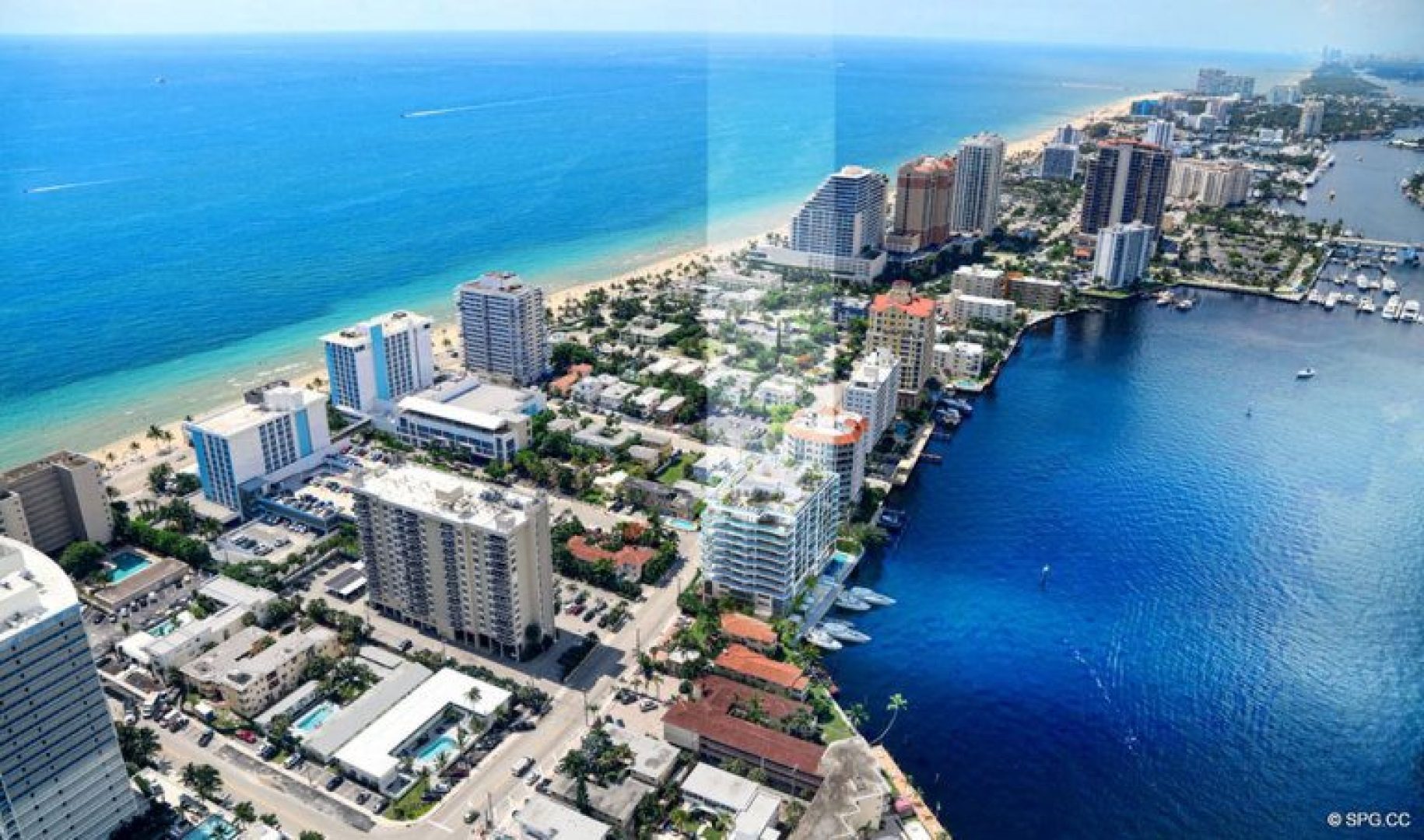 Southern View of 321 at Water's Edge, Luxury Waterfront Condos in Fort Lauderdale, Florida 33304