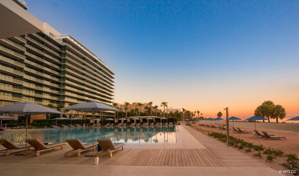 Sunrise at Oceana Key Biscayne, Luxury Oceanfront Condos in Miami, Florida 33149