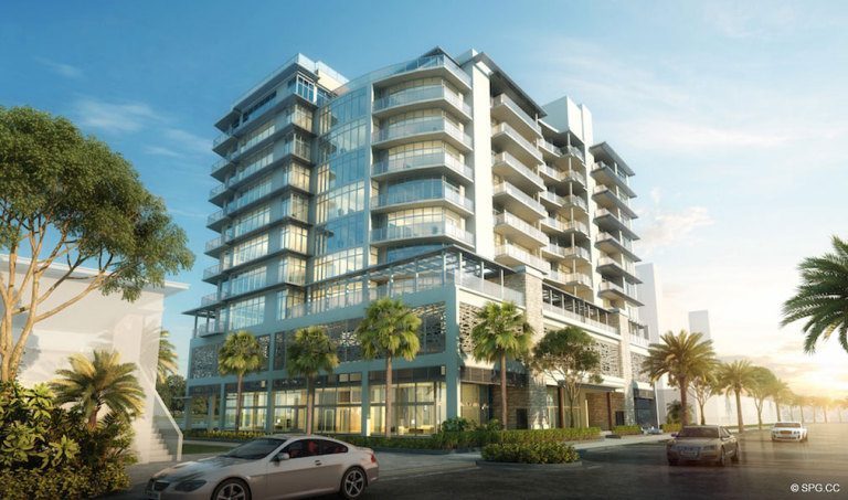 Street View of Adagio Fort Lauderdale Beach, Luxury Waterfront Condos in Fort Lauderdale, Florida 33304