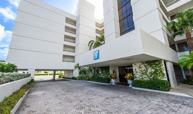 Drive Up at the Concordia West, Luxury Oceanfront Condos in Palm Beach, Florida 33480