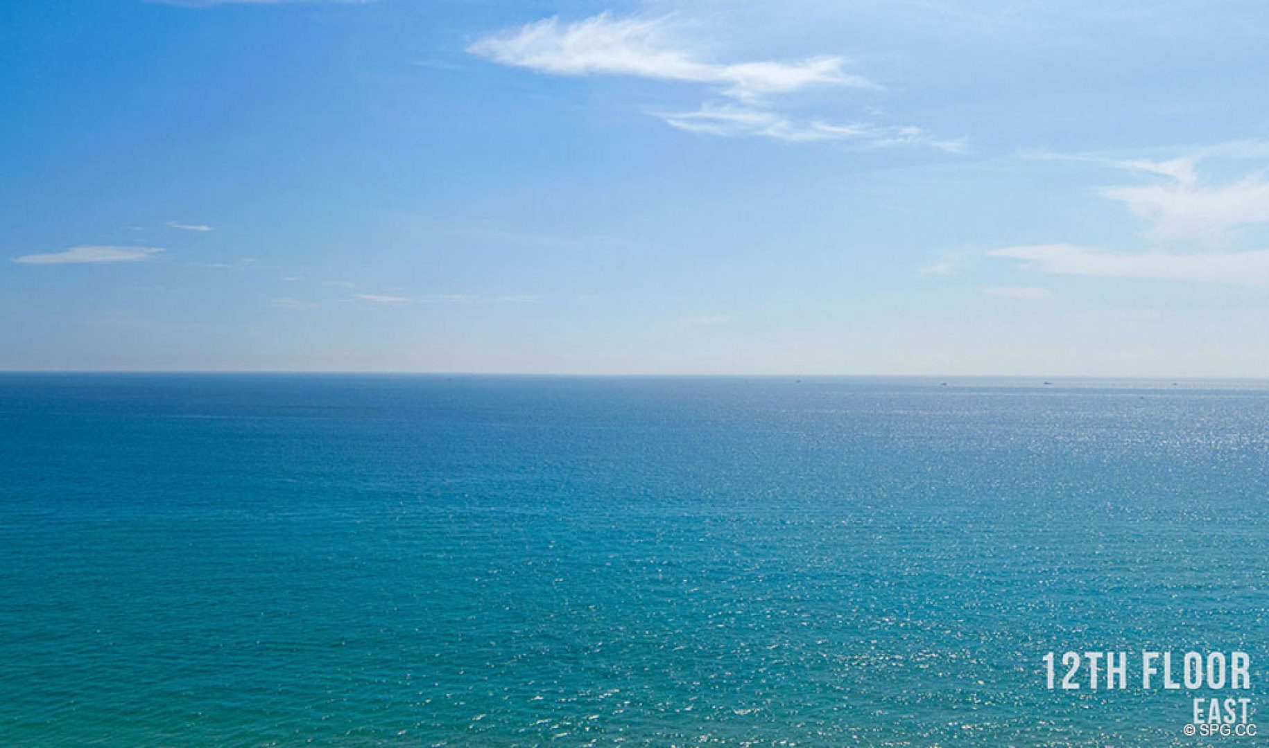 Twelfth Floor Eastern Views from 5000 North Ocean, Luxury Oceanfront Condos in Riviera Beach