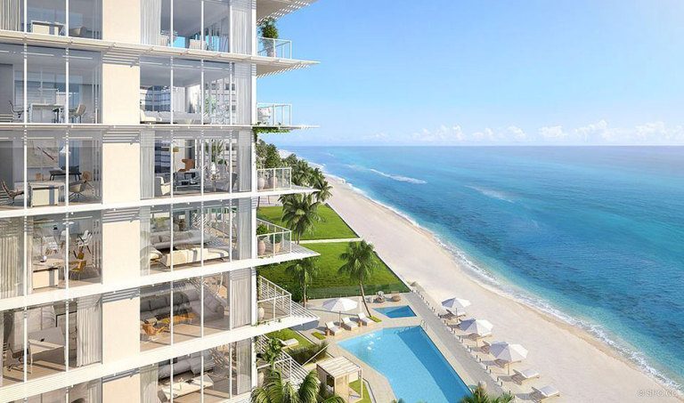 Ocean View from 3550 South Ocean, Luxury Oceanfront Condos in Palm Beach, Florida 33480