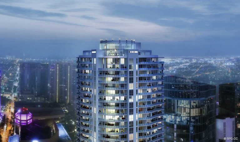 THe Tallest Building in Downtown, 100 Las Olas, Luxury Condos in Fort Lauderdale, Florida 33301