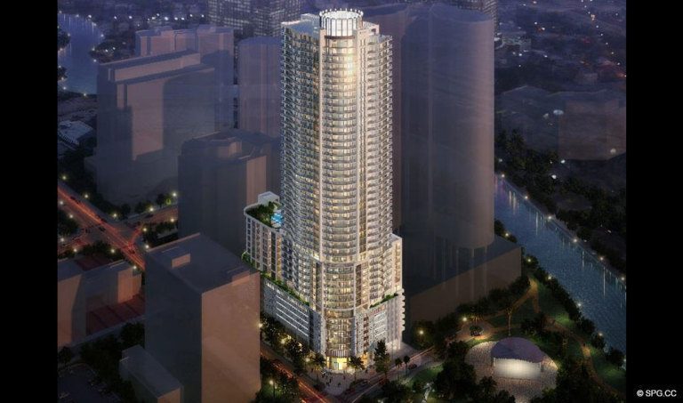 Area Layout for 100 Las Olas, Luxury Condos in Fort Lauderdale, Florida 33301