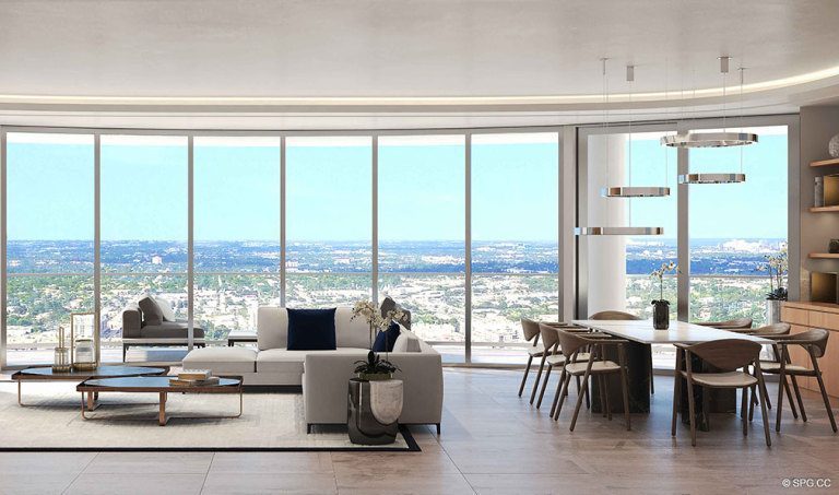 Superbly designed Floorplans in 100 Las Olas, Luxury Condos in Fort Lauderdale, Florida 33301