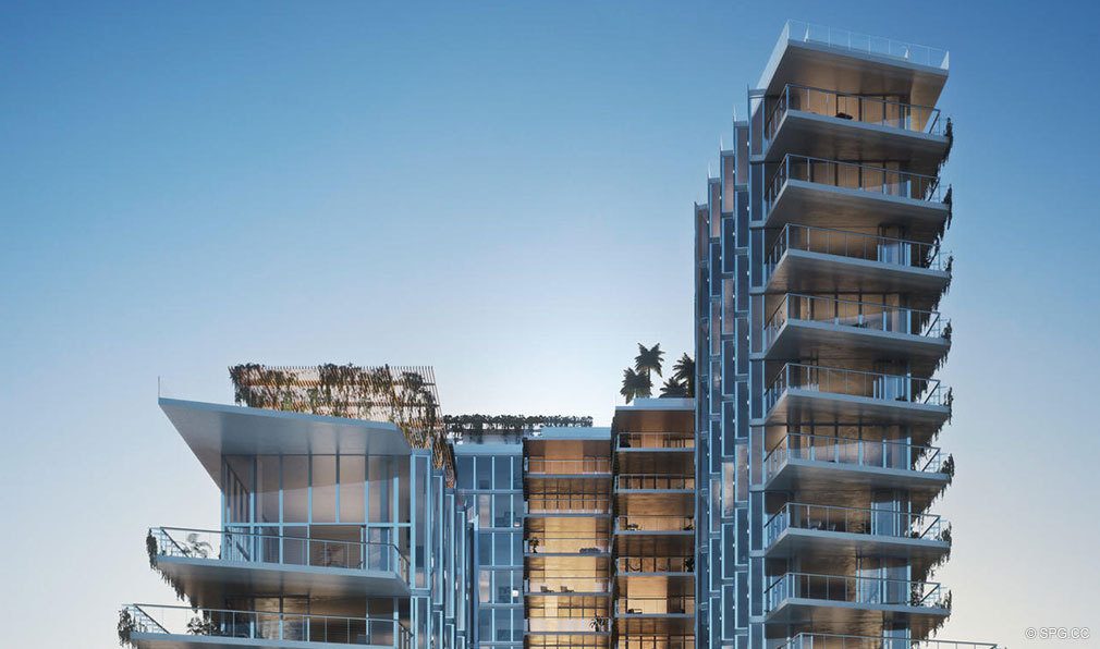 The Top of Monad Terrace, Luxury Waterfront Condos in South Beach, Miami, Florida 33139.