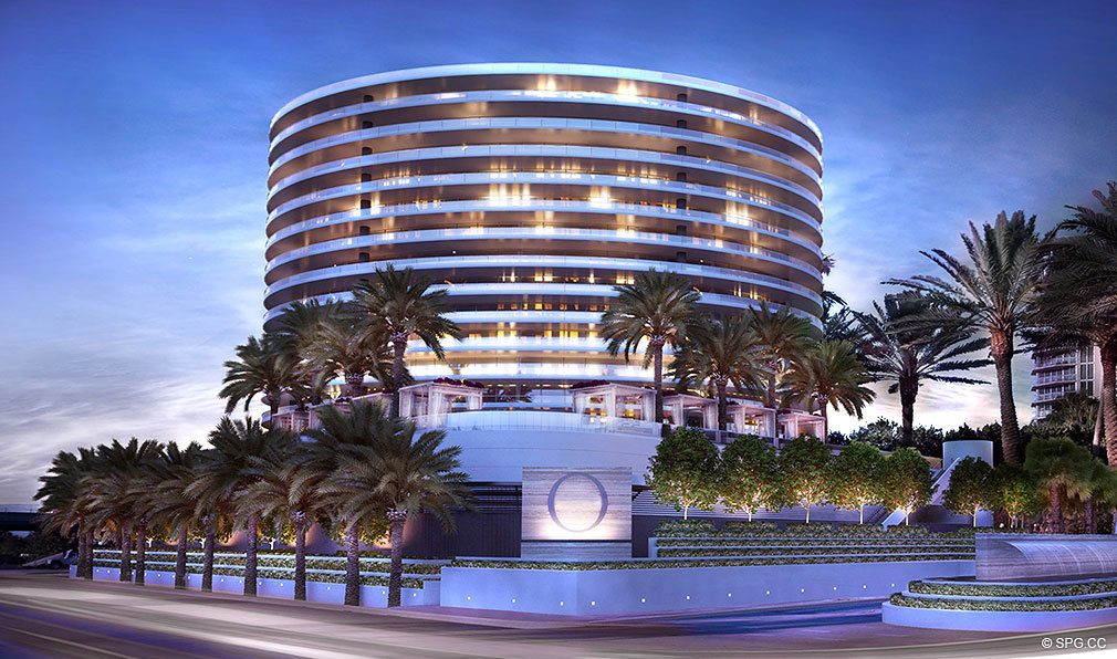 Street View of Oceanbleau, Luxury Waterfront Condos in Hollywood Beach, Florida 33019