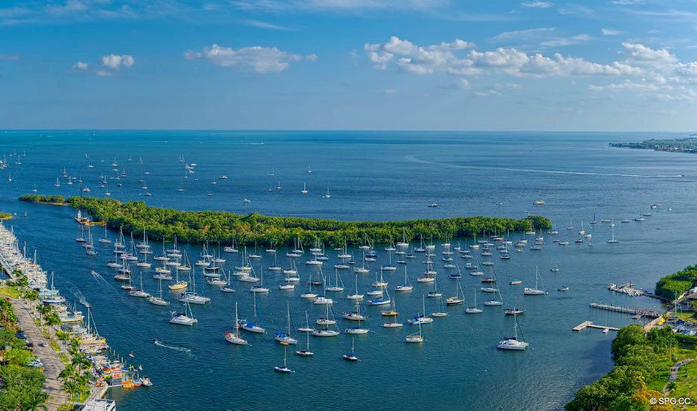 Spectacular Views from Club Residences at Park Grove, Luxury Waterfront Condos in Miami, Florida 33133