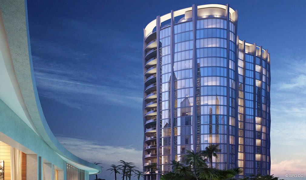 Ground View of Park Grove, Luxury Waterfront Condos in Miami, Florida 33133