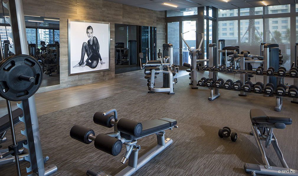 Fitness Center inside Bond on Brickell, Luxury Seaside Condos in Miami, Florida 33131