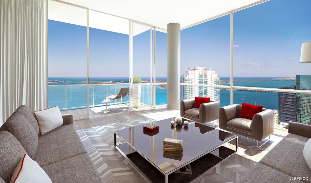 Exceptional Living Spaces in Bond on Brickell, Luxury Seaside Condos in Miami, Florida 33131