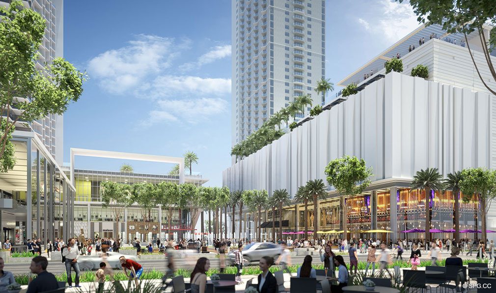 The Vibrant Worldcenter at Paramount Miami Worldcenter, Luxury Seaside Condos in Miami, Florida 33132.