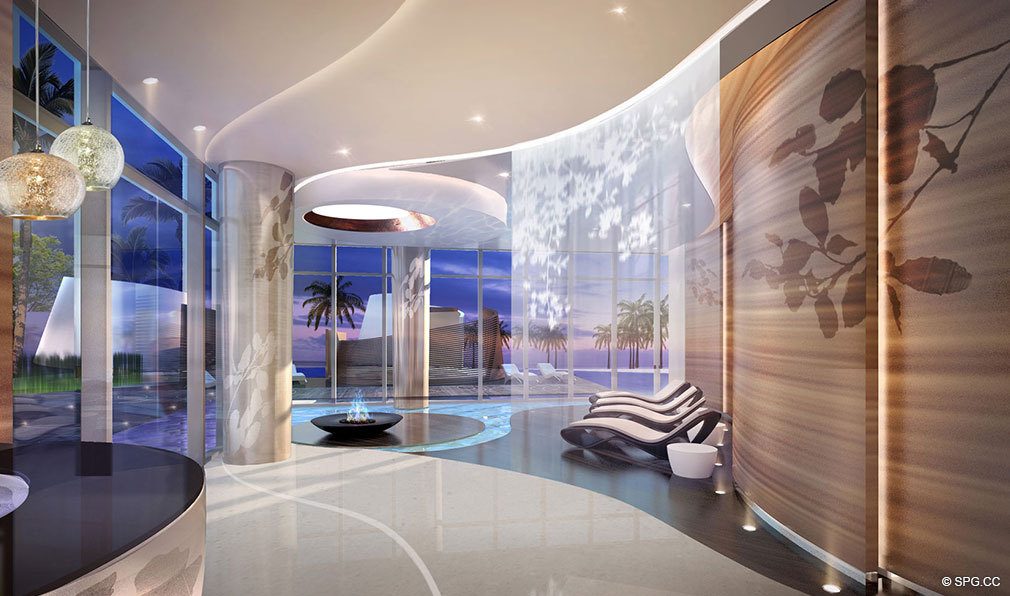 Spa at Paramount Miami Worldcenter, Luxury Seaside Condos in Miami, Florida 33132.