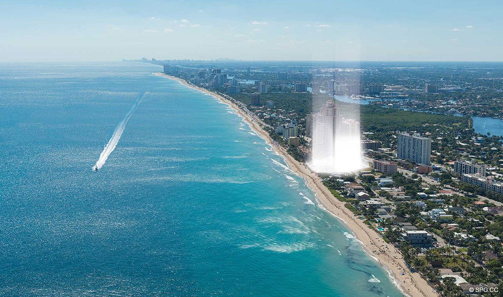 Location of Auberge Beach Residences, Luxury Oceanfront Condos in Ft Lauderdale