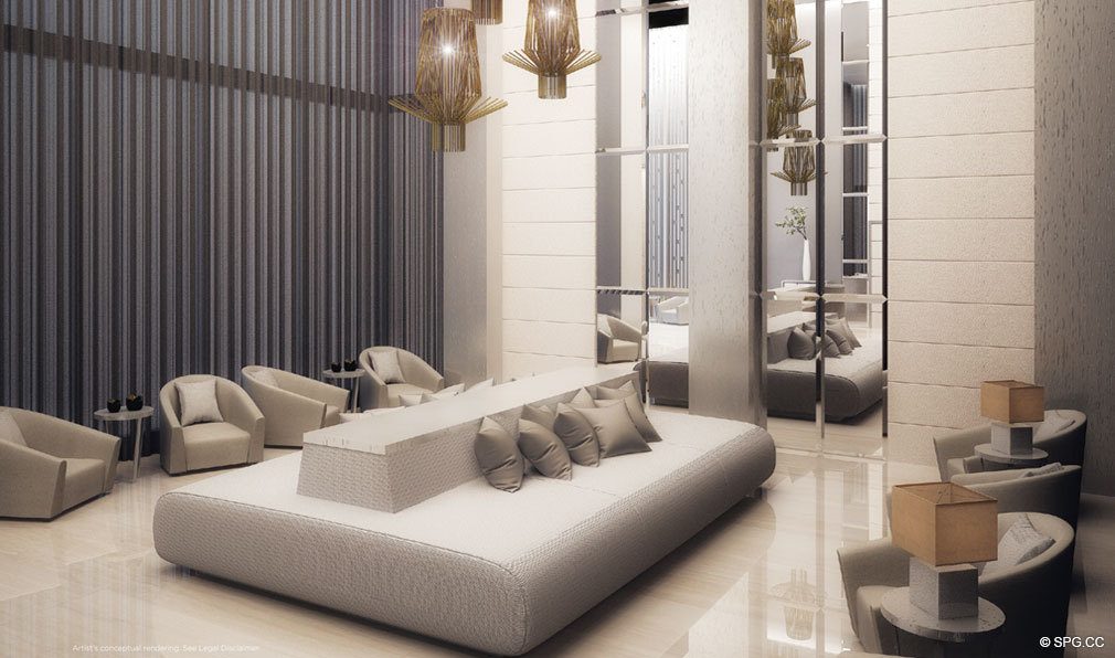 Magnificent Social Spaces at Brickell Ten, Luxury Seaside Condos in Miami, Florida, Florida 33130