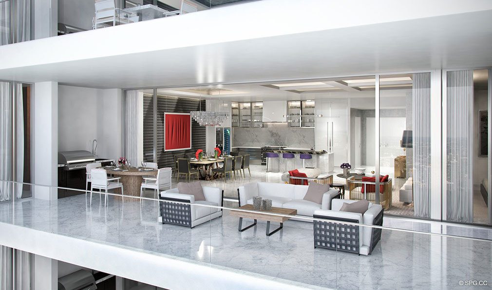 Positano Residence at Estates at Acqualina, Luxury Oceanfront Condos in Sunny Isles Beach, Florida 33160