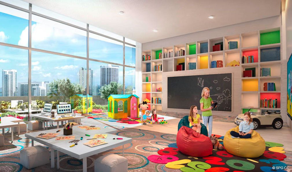 Kids Room at Canvas Miami, Luxury Condos in Miami, Florida 33132