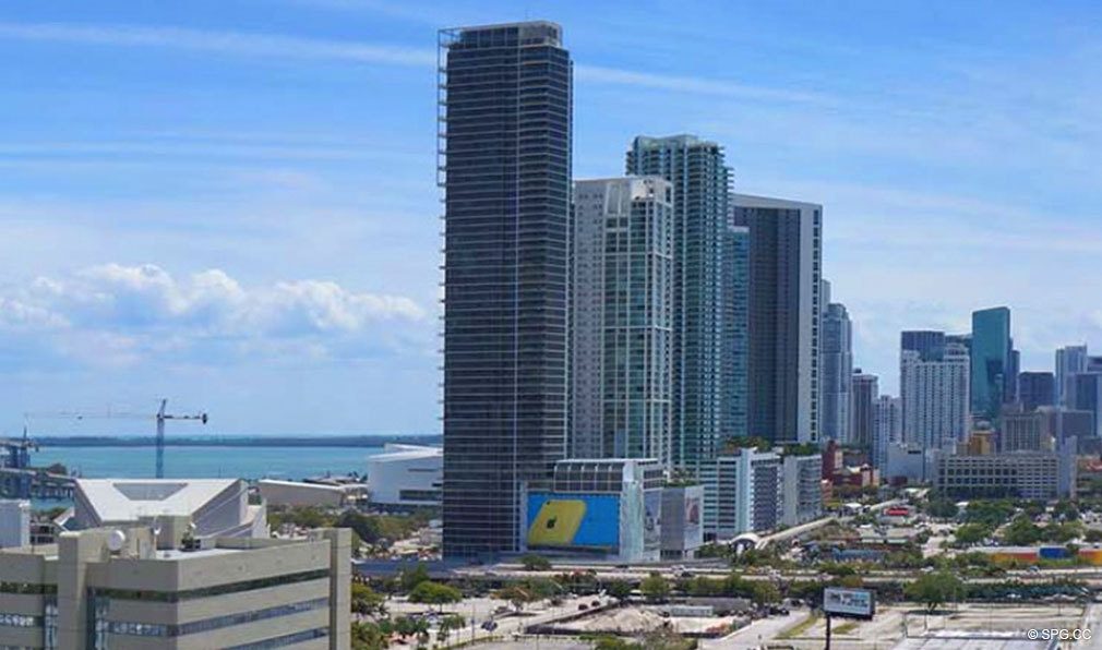 Southeast Views from Canvas Miami, Luxury Condos in Miami, Florida 33132