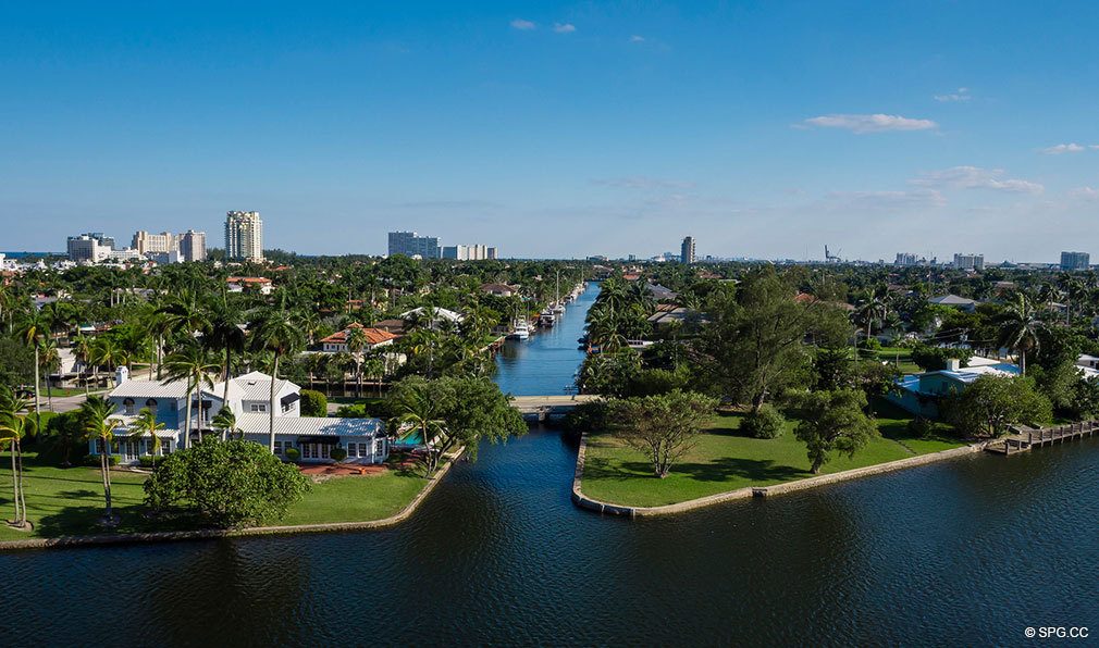 South View from 353 Sunset, Luxury Waterfront Condos in Fort Lauderdale, Florida 33301