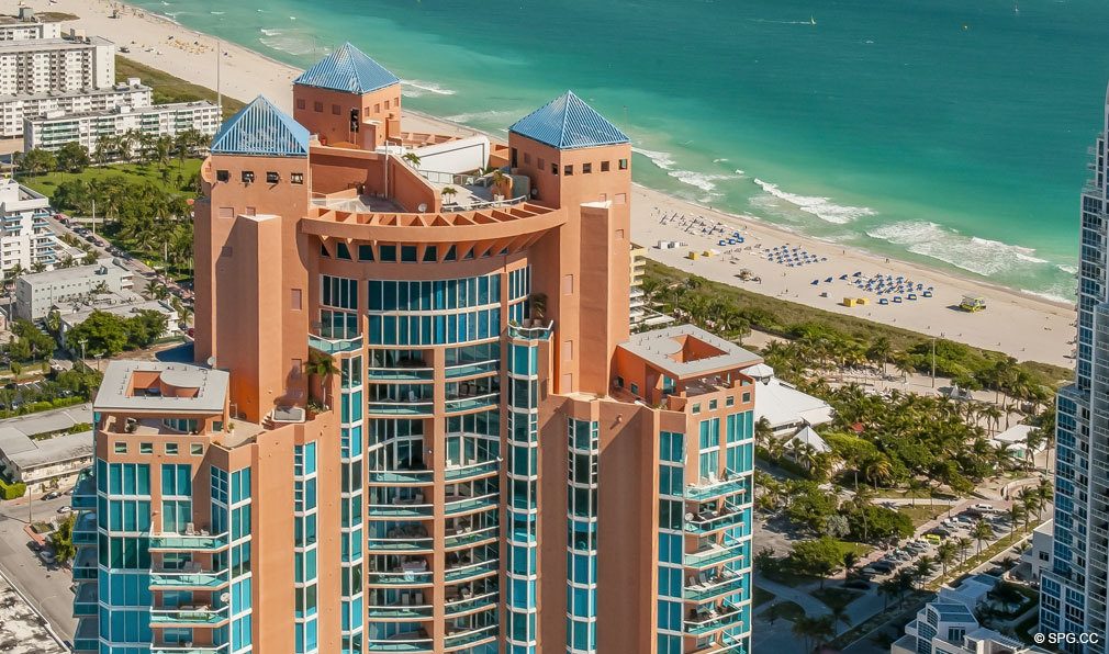 Top of the Portofino Tower, Luxury Waterfront Condos in Miami Beach, Florida 33139
