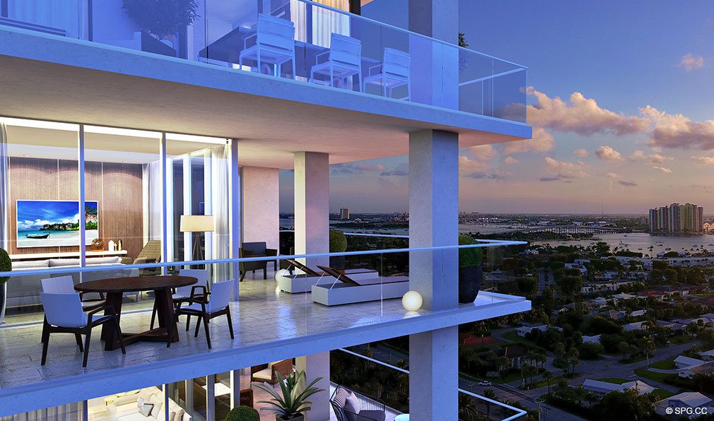 Western Terrace Views at VistaBlue Singer Island, Luxury Oceanfront Condos in Riviera Beach, Florida 33404