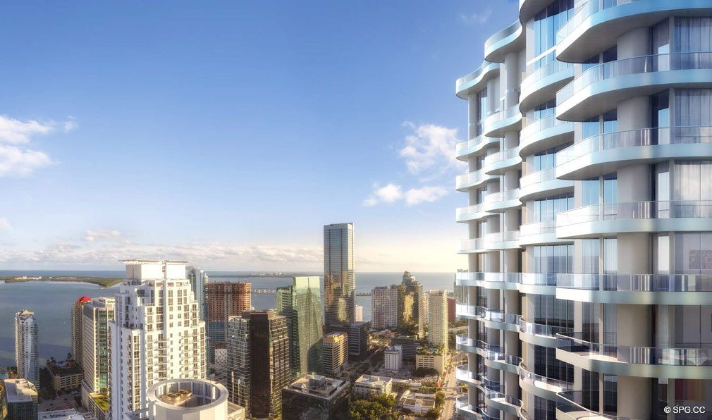 Stunning Views of Miami from Brickell Flatiron, Luxury Condos in Miami, Florida 33130