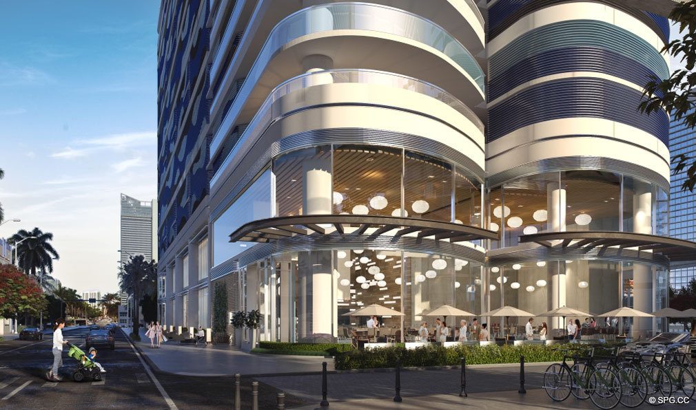 Street View of Brickell Flatiron, Luxury Condos in Miami, Florida 33130