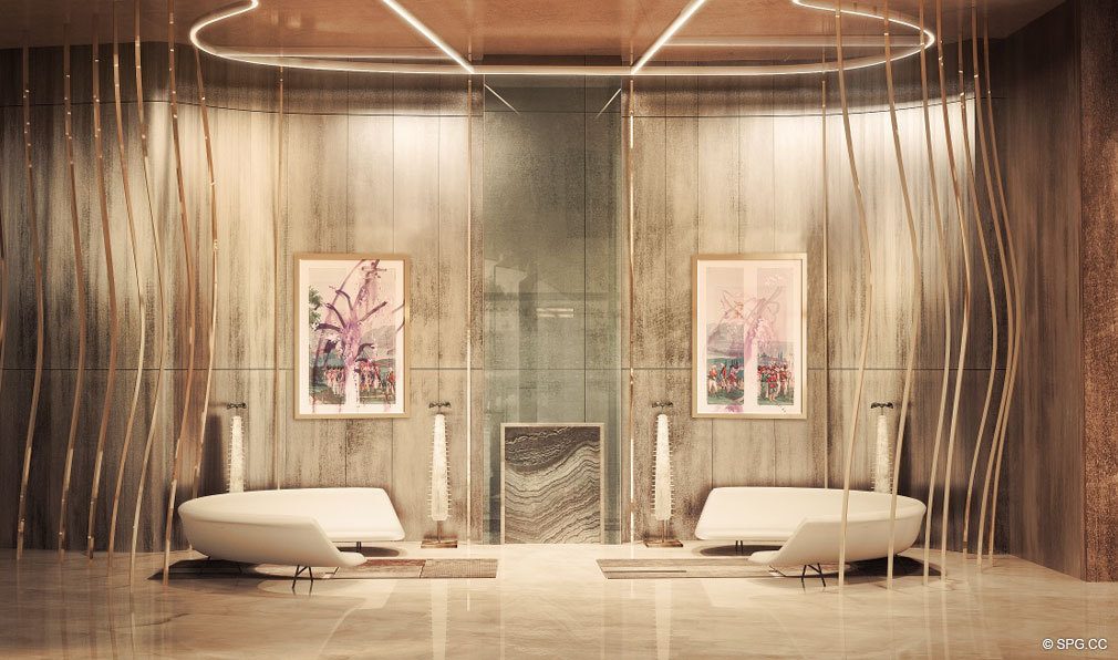 Fantastic Public Spaces in Brickell Flatiron, Luxury Condos in Miami, Florida 33130