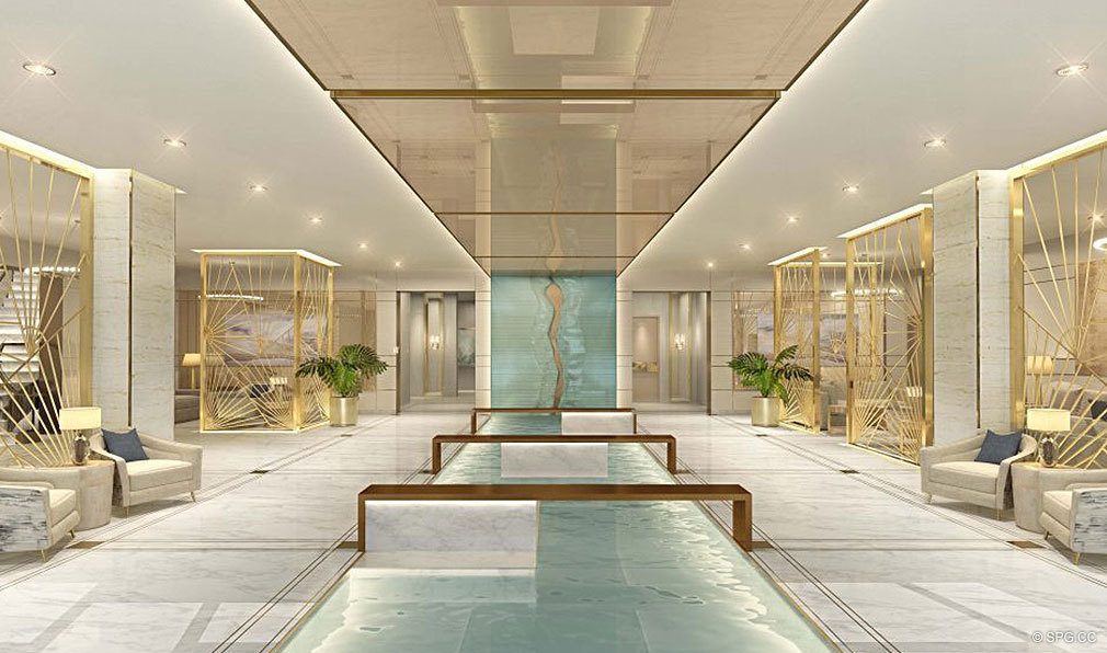 Residences Lobby Lounge at The Residences at Mandarin Oriental, Luxury Condos in Boca Raton, Florida